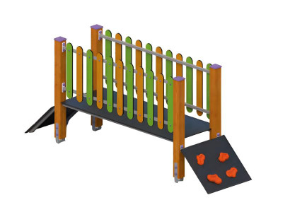 Spielplatz Balancierbrücke Hängebrücke Kletterbrücke Wackelbalken Schwebebalken