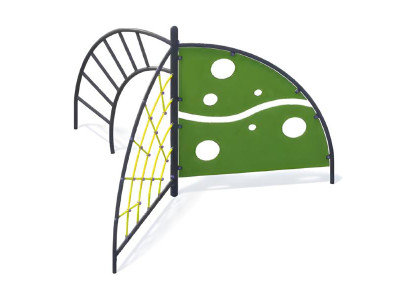 Spielplatz Hängeübergänge Kletterstangen Turnstangen Hangelstangen Klettergriffe
