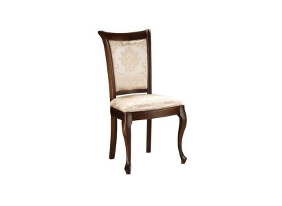 Stuhl Designstuhl Holzstuhl Braun Sitzmöbel Polsterstuhl Küchenstuhl