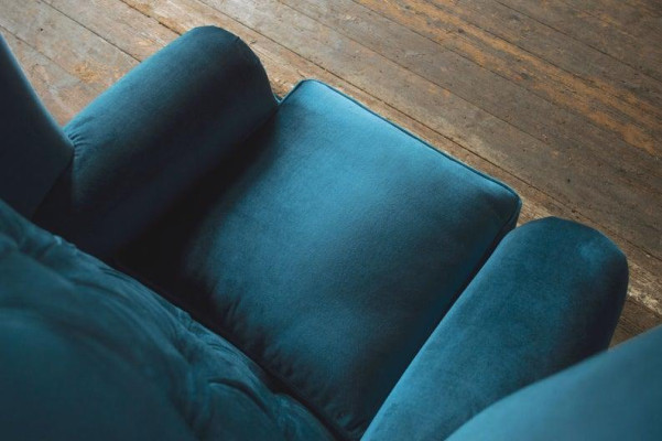 XXL Ohrensessel Sessel Samt Edler Luxus Relax Lounge chesterfield 1 Sitzer club