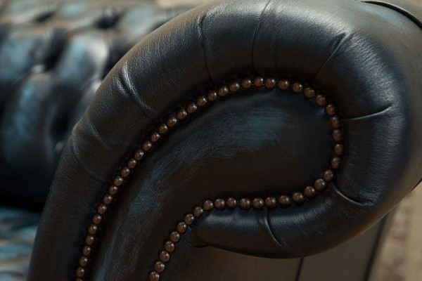 Ledersofa Sofa Couch Polster Garnitur 3 Sitzer Leder Sofas Couchen Chesterfield