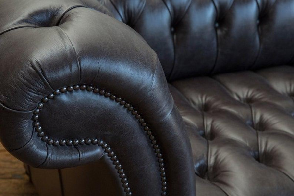 3 Sitzer Chesterfield Polster Sofas Design Luxus Couch Sofa Leder Couchen XXL