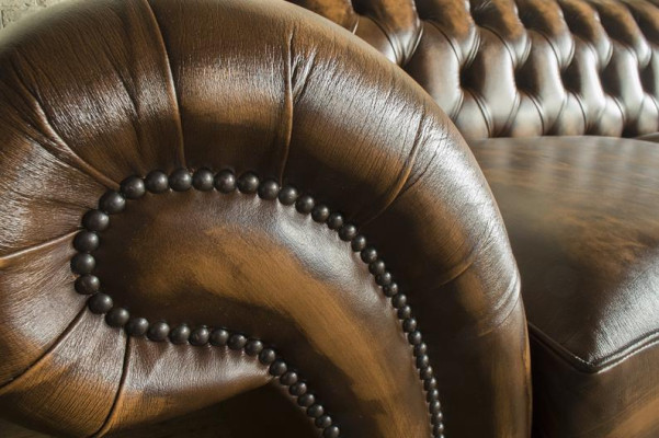 Ledersofa Sofa Couch Garnitur  Sofas Couchen Chesterfield Leder Polster 3 Sitzer