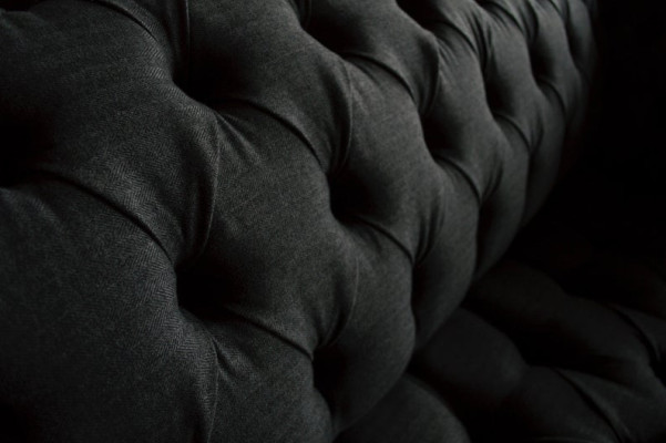 Design Luxus Sofa 2 Sitzer Couch Polster Klassische Textil  Sofas Chesterfield
