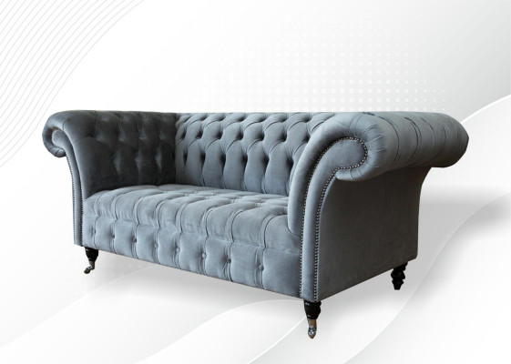 Zweisitzer Ledersofa Wohnzimmer Designer Couchen Polster Sofa Sofas 2 Sitzer Neu