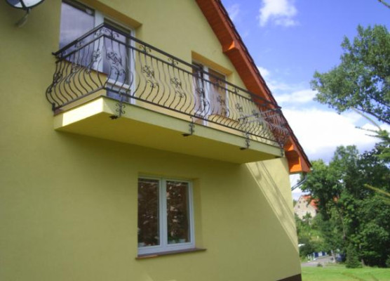 Balkon Geländer Zaun Handarbeit Maßanfertigung Schmiedeeisen Treppen Balkone 154