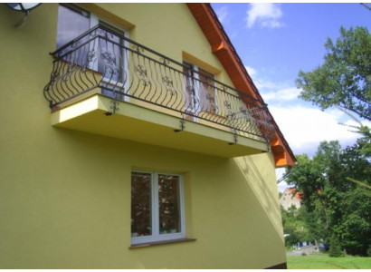 Balkon Geländer Zaun Handarbeit Maßanfertigung Schmiedeeisen Treppen Balkone 154