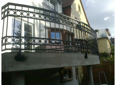 Balkon Geländer Zaun Handarbeit Maßanfertigung Schmiedeeisen Treppen Balkone 156