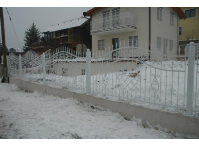 Aussen Garten Barock Rokoko Zaun Klassisch Geländer Zaun Schmiedeeisen 1lfm 206