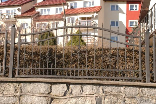 Aussen Garten Grundstück Geländer Zaun Klassisch Maßanfertigung Zaun Modell 223