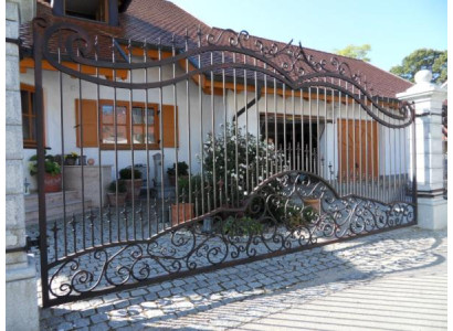 Aussen Garten Grundstück Geländer Zaun Klassisch Schmiedeeisen Zaun Modell  406