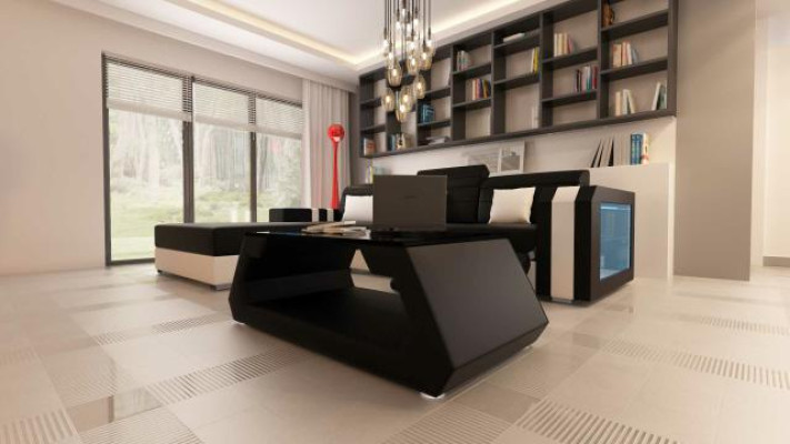 Wohnlandschaft Sofa Couch Eck Polster Stoff Textil Leder Garnitur Couchen Sofas