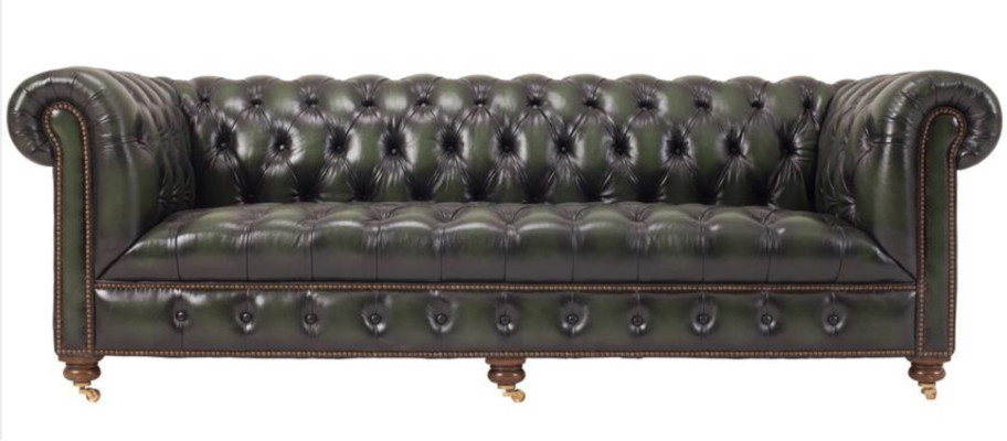 100% Echtes Leder Chesterfield Couch Polster Garnitur Sofa 3 Sitz Sofas jvmoebel