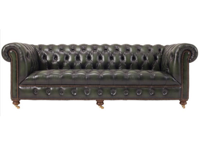 100% Echtes Leder Chesterfield Couch Polster Garnitur Sofa 3 Sitz Sofas jvmoebel