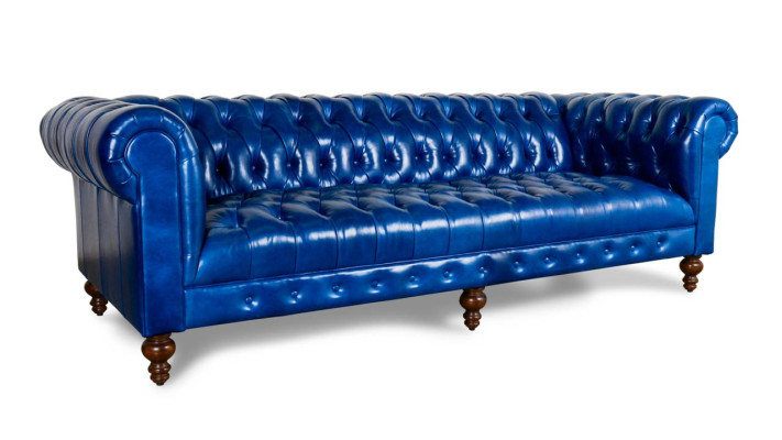 XXL Big Sofa Couch Chesterfield 240cm Polster Sofas 4 Sitzer Leder Textil  #270