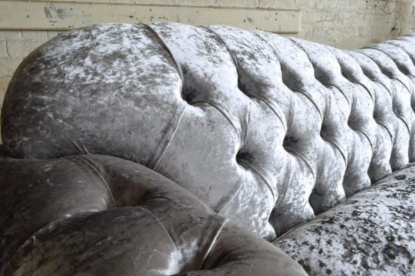 Design Sofa Chesterfield Luxus Klass Couch Polster Garnitur Leder Textil 1029