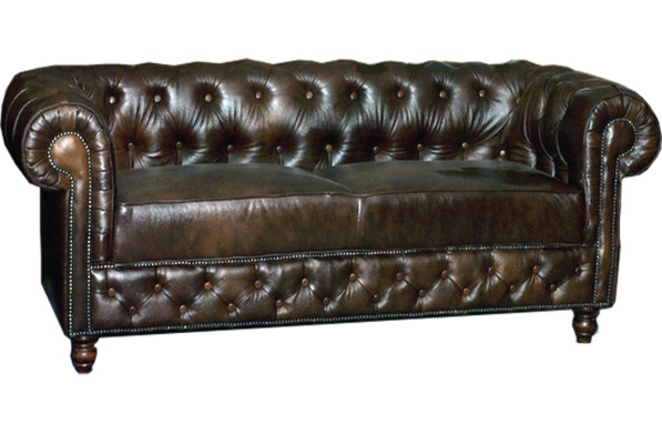Ledersofa Polster Sofagarnitur Couch Leder Garnitur Chesterfield NAPOLI FALMOUTH
