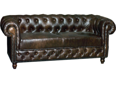 Ledersofa Polster Sofagarnitur Couch Leder Garnitur Chesterfield NAPOLI FALMOUTH