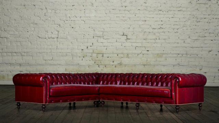 Ledersofa Chesterfield Sofa Couch Poster Eckgarnitur Eckcouch Sofas Garnitur Neu