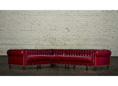Ledersofa Chesterfield Sofa Couch Poster Eckgarnitur Eckcouch Sofas Garnitur Neu