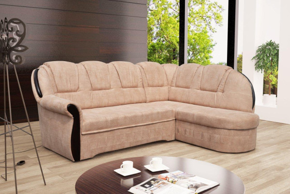 Schlafsofa Ecksofa Sofa Couch Polster Eck Garnitur Sitz Sofas Textil Couchen Neu