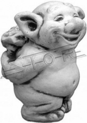 Troll 19cm Skulptur Design Figur Statue Garten Figuren Statuen Skulpturen 101017