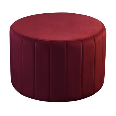 Pouf Fußhocker Rund Sitz Hocker Polsterhocker Sitzhocker Badhocker Puff Textil