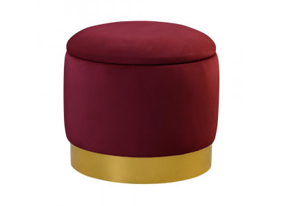 Pouf Fußhocker Rund Hocker Polsterhocker Sitzhocker Badhocker Hocker Truhe Bank