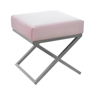 Pouf Fußhocker Rund Hocker Polsterhocker Sitzhocker Badhocker Hocker X Ottomane
