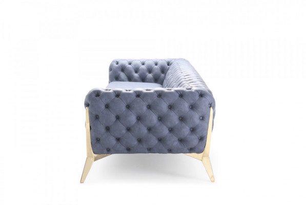 Zwei Sitzer 2 Sitz Chesterfield Couch Polster Sitz Sofa Couchen Design Italien