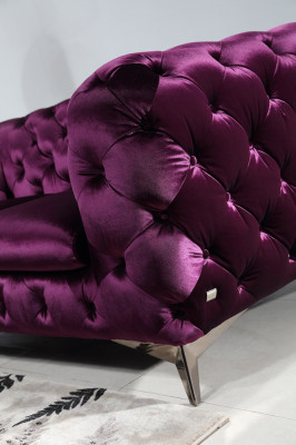 Sessel Couch Polster Designer Textil 1 Sitzer Couchen Polster Chesterfield Sitz