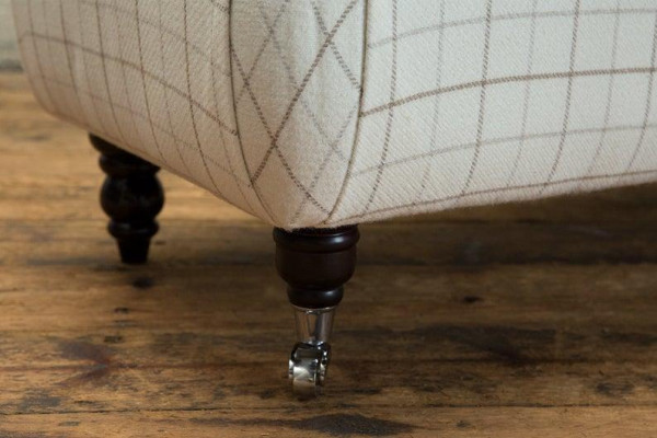 Chesterfield Fußhocker Ottomane Hocker Klassisch Beistell Relax Sessel Bank Neu