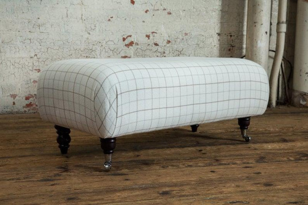 Chesterfield Fußhocker Ottomane Hocker Klassisch Beistell Relax Sessel Bank Neu