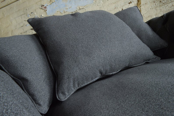 Chesterfield Design Sofa Sessel Couch Polster Luxus Textil Couchen 1 Sitzer #110