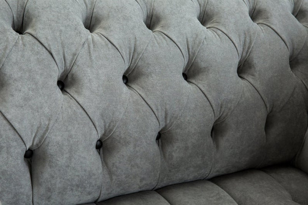 Sessel 1 Sitzer Polstersofas Klassische Chesterfield Stuhl der Premium Klasse