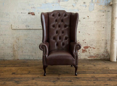 Chesterfield Ohrensessel Polstersofas Klassische Stuhl der Premium Klasse #130