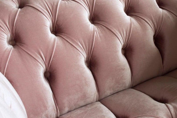 Chesterfield Design Sofa Sessel Couch Polster Luxus Textil Couchen 1 Sitzer #133