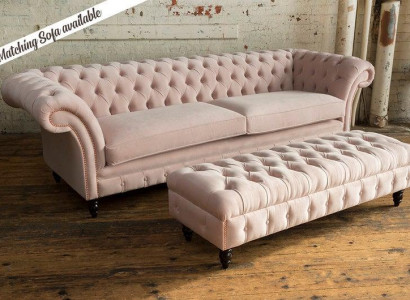 Hocker  Bank Sitz Fußhocker Ottoman Pufa Neu Polsterhocker Pufa Neu Sitzhocker