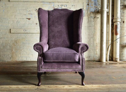 Chesterfield Ohrensessel Sessel 1 Sitzer Sofa Polster Couchen Leder Textil Couch