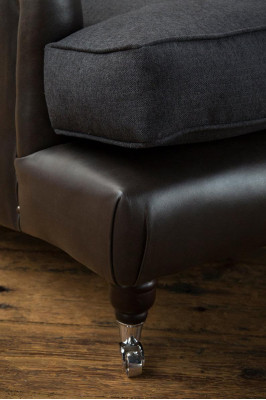 Lounge Club Sofa Sessel Couch Stuhl Fernseh Relax Leder Chesterfield Polster