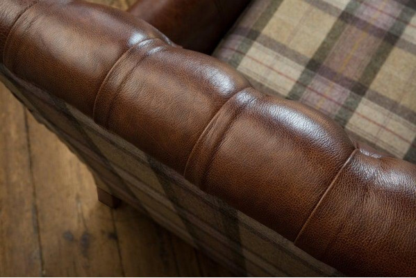 Sessel 1 Sitzer Relax Polster Fernseh Chesterfield Textil Sofa Couchen Stoff Neu