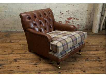 Sessel 1 Sitzer Relax Polster Fernseh Chesterfield Textil Sofa Couchen Stoff Neu