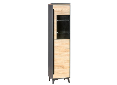 Vitrine Anrichte Schrank Regal Modern Stil Wohnzimmer Kollektion Wandschrank Neu