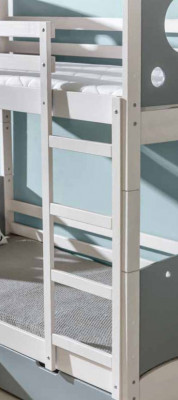 Etagenbett Hochbett Kinderbett 5 Farben Skandinavische Kiefer Holz Kinder Zimmer