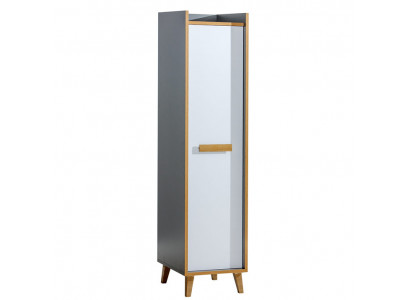 Hochschrank 1 türiger Mehrzweck Schrank Schubladen Wohnzimmer Regal