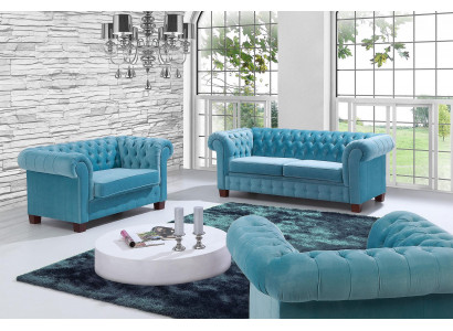 Leder Design Couch Polster Sitz 3+1+1 Garnitur Sofa Garnituren Sofas Kunstleder