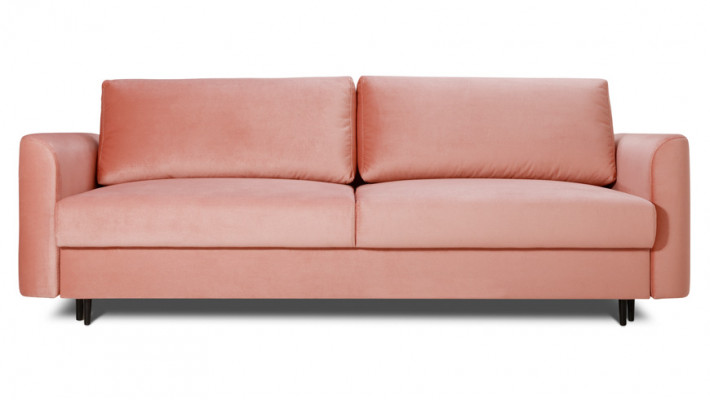 Sofa Couch Bettfunktion 3 Sitzer Design Couch Polster Textil Modern Schlafsofa