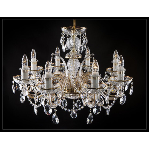 Klassischer Kronleuchter Leuchte Lampe Decken Beleuchtung Kristall Neu Bohemia