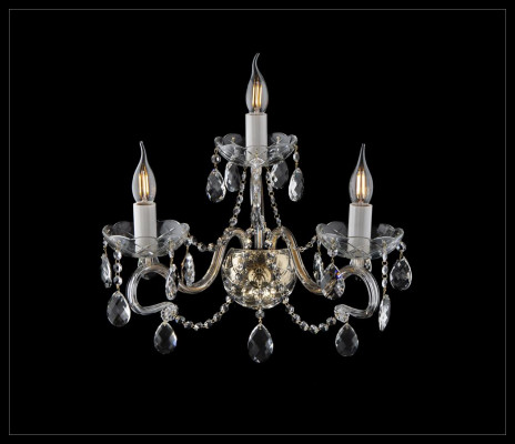 Wandleuchte Wand Lampe Leuchte Lampen Bohemia Kristall Kronleuchter Leuchten