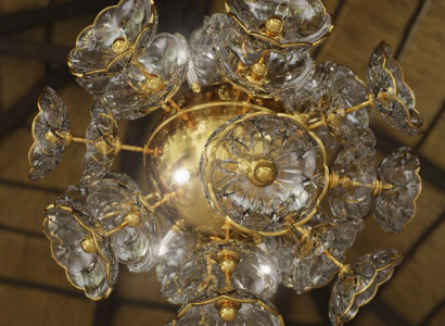 Bohemia Kristall Kronleuchter Luster Hängeleuchte Leuchte Lampe Deckenleuchte